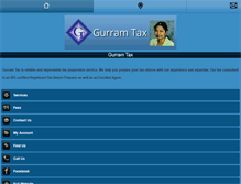 Tablet Screenshot of gurramtax.com